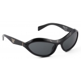 Prada - Prada Swing - Rectangular Sunglasses - Black Slate Gray - Prada Collection - Sunglasses - Prada Eyewear