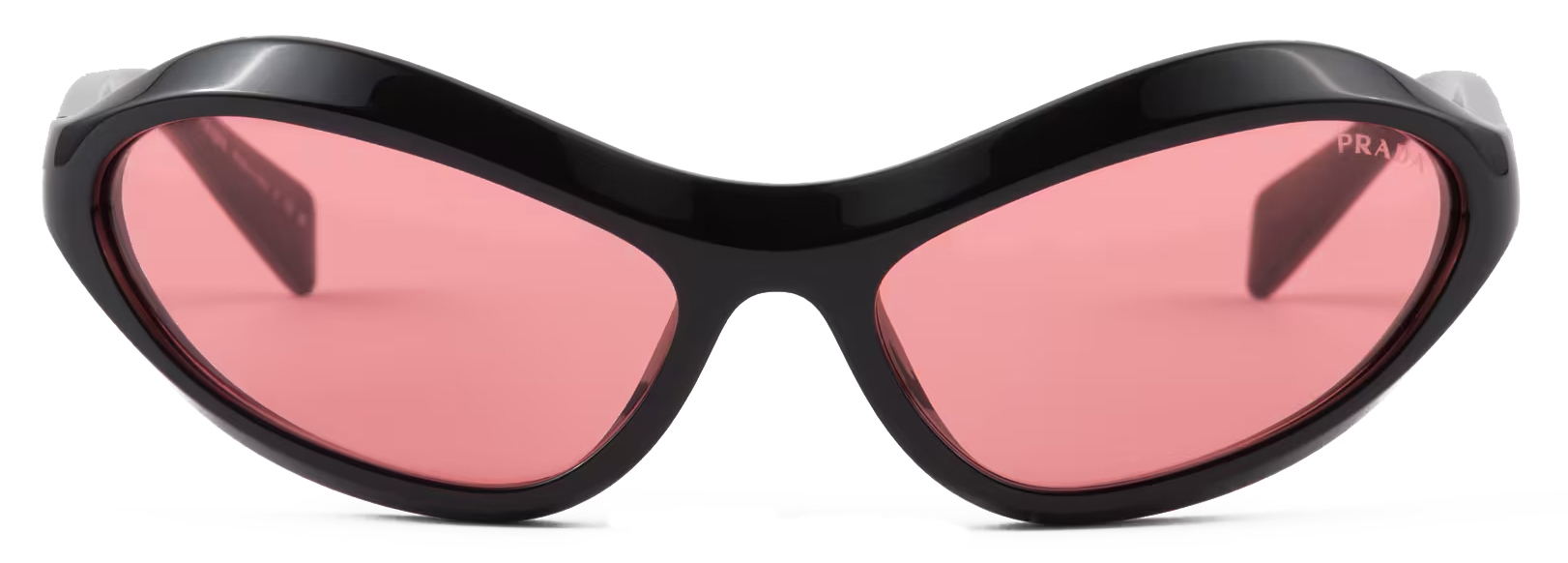 Prada Eyewear プラダ シンボル オーバルサングラス | ブラック