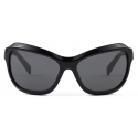 Prada - Prada Swing - Oversized Sunglasses - Black Slate Gray - Prada Collection - Sunglasses - Prada Eyewear