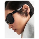 Prada - Prada Swing - Oversized Sunglasses - Black Slate Gray - Prada Collection - Sunglasses - Prada Eyewear