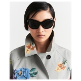 Prada - Prada Swing - Oversized Sunglasses - Black Slate Gray - Prada Collection - Sunglasses - Prada Eyewear