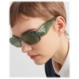 Prada - Prada Symbole - Geometric Sunglasses - Transparent Sage Green - Prada Collection - Sunglasses - Prada Eyewear