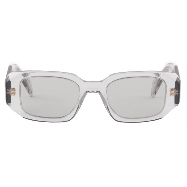 Prada - Prada Symbole - Geometric Sunglasses - Transparent Gray - Prada Collection - Sunglasses - Prada Eyewear