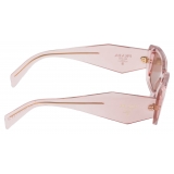 Prada - Prada Symbole - Geometric Sunglasses - Transparent Peach - Prada Collection - Sunglasses - Prada Eyewear