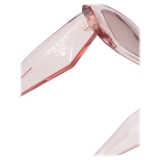 Prada - Prada Symbole - Geometric Sunglasses - Transparent Peach - Prada Collection - Sunglasses - Prada Eyewear