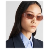 Prada - Prada Symbole - Geometric Sunglasses - Transparent Peach - Prada Collection - Sunglasses - Prada Eyewear