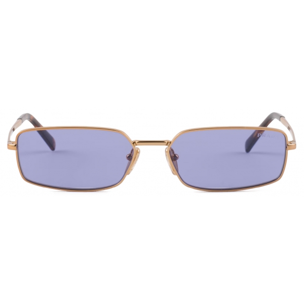 Prada - Prada Logo - Rectangular Sunglasses - Brass Purple - Prada Collection - Sunglasses - Prada Eyewear