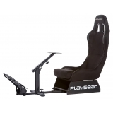 Playseat - Playseat® Evolution Black Racing Suède - Pro Racing Seat - Real Simulation - Gaming - Play Station - PS5