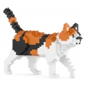 Jekca - Calico Cat Mini 01 - Lego - Sculpture - Construction - 4D - Brick Animals - Toys