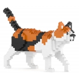 Jekca - Calico Cat Mini 01 - Lego - Scultura - Costruzione - 4D - Animali di Mattoncini - Toys