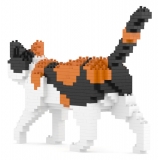 Jekca - Calico Cat Mini 01 - Lego - Sculpture - Construction - 4D - Brick Animals - Toys