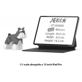 Jekca - Schnauzer Mini 01 - Lego - Sculpture - Construction - 4D - Brick Animals - Toys