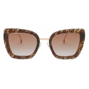 Fendi - F is Fendi - Cat Eye Sunglasses - Havana - Sunglasses - Fendi Eyewear