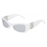 Givenchy - 4G Unisex Sunglasses in Acetate - White - Sunglasses - Givenchy Eyewear