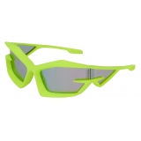 Givenchy - Occhiali da Sole Unisex Giv Cut in Iniettato - Giallo Fluo - Occhiali da Sole - Givenchy Eyewear