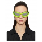 Givenchy - Giv Cut Unisex Injected Sunglasses - Fluo Yellow - Sunglasses - Givenchy Eyewear