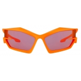 Givenchy - Occhiali da Sole Unisex Giv Cut in Iniettato - Arancione Fluo - Occhiali da Sole - Givenchy Eyewear