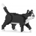 Jekca - Tuxedo Cat Mini 01 - Lego - Sculpture - Construction - 4D - Brick Animals - Toys