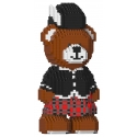 Jekca - Jekca Bear (Scottish) 01 - Lego - Sculpture - Construction - 4D - Brick Animals - Toys