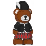 Jekca - Jekca Bear (Scottish) 01 - Lego - Scultura - Costruzione - 4D - Animali di Mattoncini - Toys