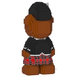 Jekca - Jekca Bear (Scottish) 01 - Lego - Sculpture - Construction - 4D - Brick Animals - Toys