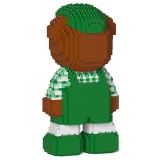 Jekca - Jekca Bear (Irish) 01 - Lego - Scultura - Costruzione - 4D - Animali di Mattoncini - Toys