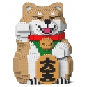 Jekca - Lucky Shiba Inu 01-M01 - Lego - Sculpture - Construction - 4D - Brick Animals - Toys