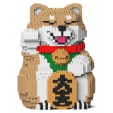 Jekca - Lucky Shiba Inu 01-M01 - Lego - Sculpture - Construction - 4D - Brick Animals - Toys