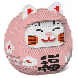 Jekca - Daruma Maneki Neko 01-M01 - Lego - Scultura - Costruzione - 4D - Animali di Mattoncini - Toys