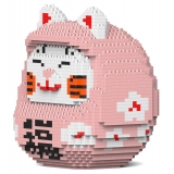 Jekca - Daruma Maneki Neko 01-M01 - Lego - Sculpture - Construction - 4D - Brick Animals - Toys