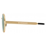 Givenchy - Occhiali da Sole Unisex G Ride in Metallo e Acetato - Oro Verde - Occhiali da Sole - Givenchy Eyewear