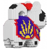 Jekca - Inu Hariko 01 - Lego - Sculpture - Construction - 4D - Brick Animals - Toys