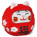 Jekca - Daruma Maneki Neko 01-M02 - Lego - Sculpture - Construction - 4D - Brick Animals - Toys