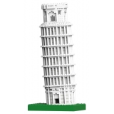 Jekca - Leaning Tower of Pisa 01S - Lego - Scultura - Costruzione - 4D - Animali di Mattoncini - Toys