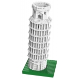 Jekca - Leaning Tower of Pisa 01S - Lego - Scultura - Costruzione - 4D - Animali di Mattoncini - Toys