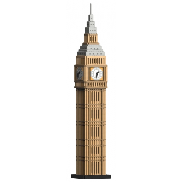 Jekca - Big Ben 01S - Lego - Sculpture - Construction - 4D - Brick Animals - Toys