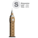 Jekca - Big Ben 01S - Lego - Scultura - Costruzione - 4D - Animali di Mattoncini - Toys