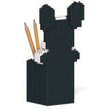 Jekca - French Bulldog Pencil Cup 01S - Lego - Scultura - Costruzione - 4D - Animali di Mattoncini - Toys