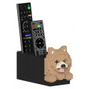 Jekca - Pomeranian Remote Control Rack 01S - Lego - Scultura - Costruzione - 4D - Animali di Mattoncini - Toys