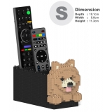 Jekca - Pomeranian Remote Control Rack 01S - Lego - Scultura - Costruzione - 4D - Animali di Mattoncini - Toys