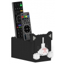 Jekca - Tuxedo Cat Remote Control Rack 01S - Lego - Sculpture - Construction - 4D - Brick Animals - Toys