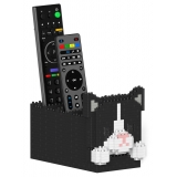 Jekca - Tuxedo Cat Remote Control Rack 01S - Lego - Sculpture - Construction - 4D - Brick Animals - Toys