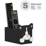 Jekca - Tuxedo Cat Remote Control Rack 01S - Lego - Scultura - Costruzione - 4D - Animali di Mattoncini - Toys