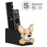 Jekca - Chihuahua Remote Control Rack 01S - Lego - Sculpture - Construction - 4D - Brick Animals - Toys