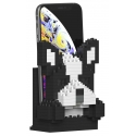 Jekca - Boston Terrier Phone Stand 01S - Lego - Sculpture - Construction - 4D - Brick Animals - Toys