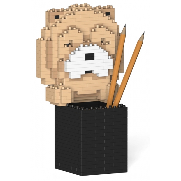 Jekca - Chow Chow Pencil Cup 01S - Lego - Scultura - Costruzione - 4D - Animali di Mattoncini - Toys