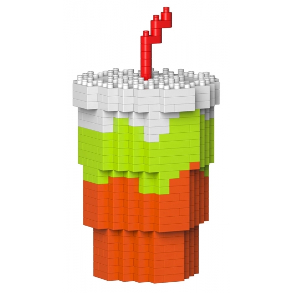 Jekca - Drink Cup 01S - Lego - Scultura - Costruzione - 4D - Animali di Mattoncini - Toys