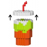 Jekca - Drink Cup 01S - Lego - Scultura - Costruzione - 4D - Animali di Mattoncini - Toys