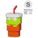 Jekca - Drink Cup 01S - Lego - Scultura - Costruzione - 4D - Animali di Mattoncini - Toys