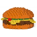 Jekca - Cheese Burger 01S - Lego - Sculpture - Construction - 4D - Brick Animals - Toys